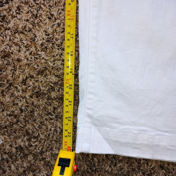 Jessica Simpson Women's Cropped Wide Leg High Rise White Jeans Pants 2x30 - Picture 5 of 6